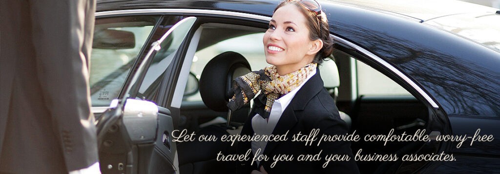 Business class transportation services.