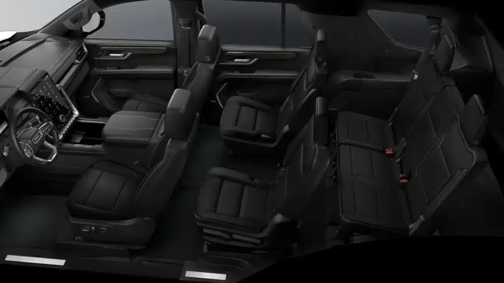 Black Yukon XL Executive SUV for airport transfers, business meetings, concerts, Wedding Limo Getaway Car and Sporting Events Transportation Service.